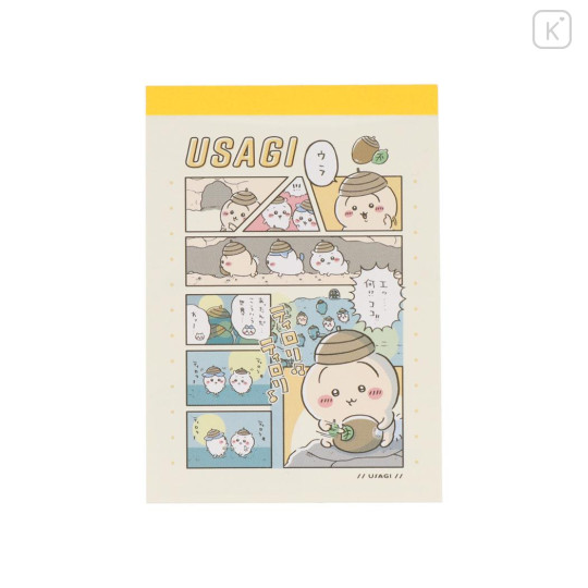 Japan Chiikawa Mini Notepad - Usagi : Comic - 1