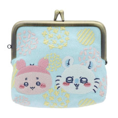 Japan Chiikawa Embroidery Mini Pouch - Momonga & Furuhonya Kani-chan