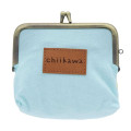 Japan Chiikawa Embroidery Mini Pouch - Momonga & Furuhonya Kani-chan - 2