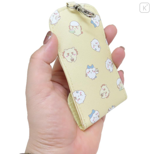 Japan Chiikawa Key Case with Reel - Chiikawa & Hachiware & Shisa - 2