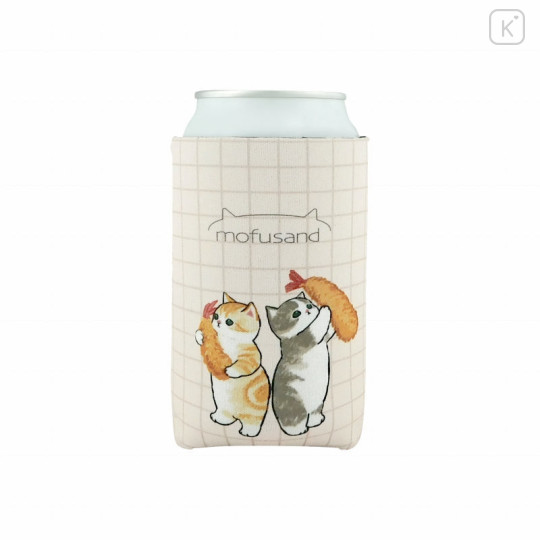 Japan Mofusand Can Cover Holder - Cat / Fried Shrimp - 1