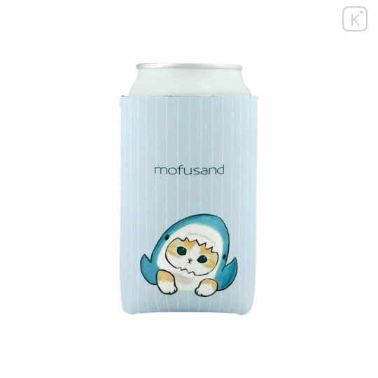 Japan Mofusand Can Cover Holder - Cat / Shark - 1