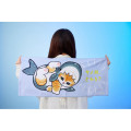 Japan Mofusand Face Towel - Cat / Shark Can You Touch Shark Skin - 2