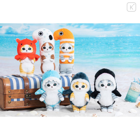 Japan Mofusand Mascot Holder - Cat : Shark Standing Pose - 3