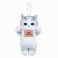 Japan Mofusand Mascot Holder - Cat / I Did Hands Up It Standing Pose - 1