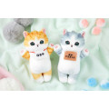 Japan Mofusand Mascot Holder - Cat / I Did Hands Up It Standing Pose - 3