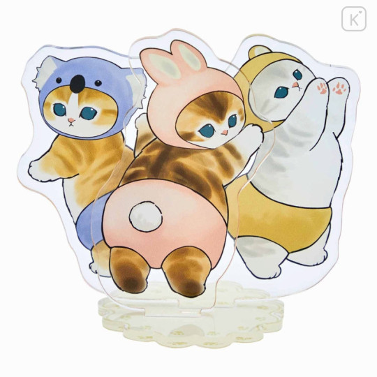 Japan Mofusand Mofumofu Store Layer Acrylic Stand - Cat / Animal Baby - 1