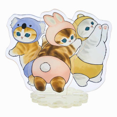 Japan Mofusand Mofumofu Store Layer Acrylic Stand - Cat / Animal Baby