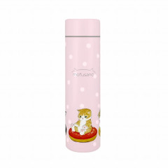 Japan Mofusand Stainless Steel Water Bottle 400ml - Cat / Donut Nyan