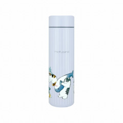 Japan Mofusand Stainless Steel Water Bottle 400ml - Cat / Sea Creatures