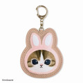 Japan Mofusand Fluffy Keychain - Cat / Rabbit - 1