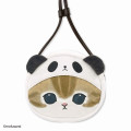 Japan Mofusand Fluffy Pochette Shoulder Bag - Cat / Panda - 1