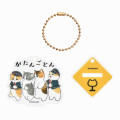 Japan Mofusand Mofumofu Station Acrylic Stand & Keychain - Cat / Train Is Moving - 4