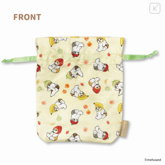 Japan Mofusand Drawstring Bag - Cat / Fruit - 1