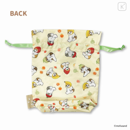 Japan Mofusand Drawstring Bag - Cat / Fruit - 4