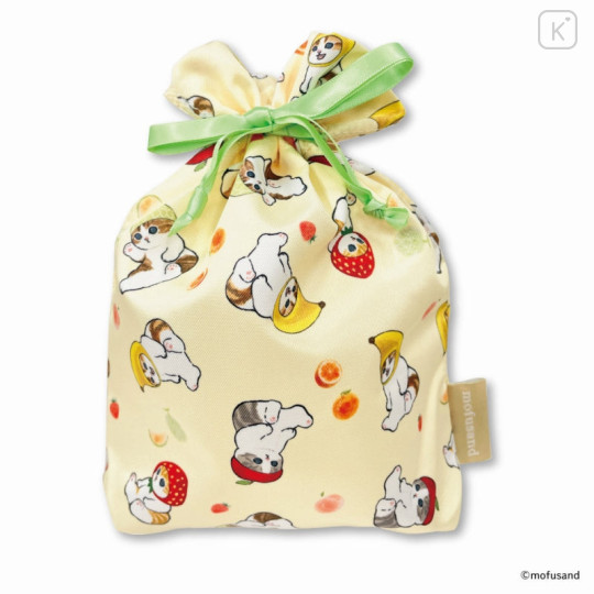 Japan Mofusand Drawstring Bag - Cat / Fruit - 5