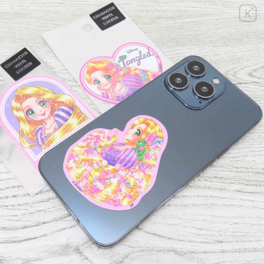 Japan Disney Vinyl Sticker - Rapunzel : Disney Princess Shojo Manga Style Tongue Out - 2