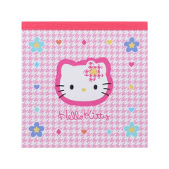 Japan Sanrio Memo Pad - Hello Kitty / Y2k Houndstooth