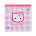 Japan Sanrio Memo Pad - Hello Kitty / Y2k Houndstooth - 1