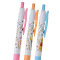 Japan Disney Store Sarasa Clip Gel Pen Set - Pooh / Flowers - 4