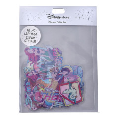 Japan Disney Store Clear Sticker Set - Disney Princesses