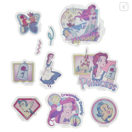 Japan Disney Store Clear Sticker Set - Disney Princesses - 4