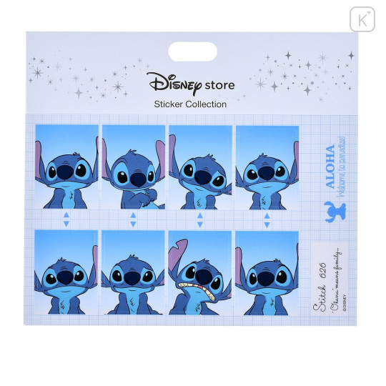Japan Disney Store ID Photo Sticker Collection - Stitch - 2