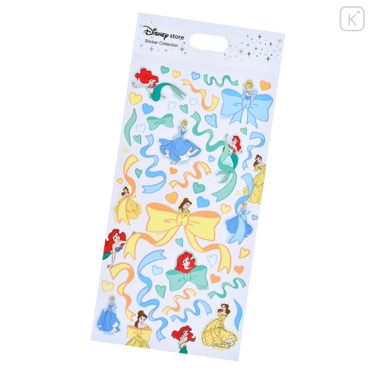 Japan Disney Store Ribbon Sticker Collection - Cinderella & Ariel & Belle - 1