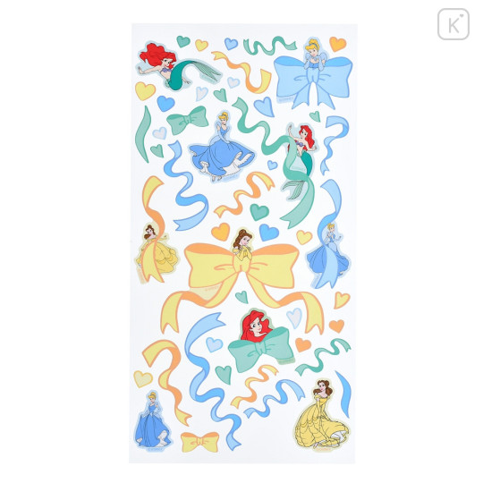 Japan Disney Store Ribbon Sticker Collection - Cinderella & Ariel & Belle - 2