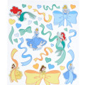 Japan Disney Store Ribbon Sticker Collection - Cinderella & Ariel & Belle - 3