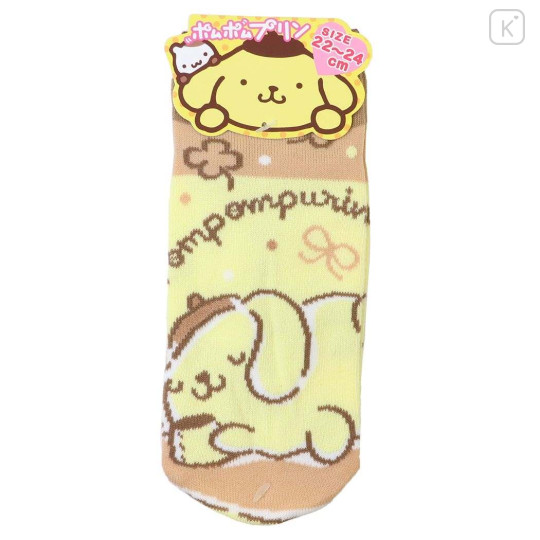 Japan Sanrio Socks - Pompompurin / Nap - 1