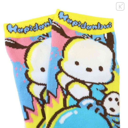 Japan Sanrio Socks - Pochacco & Hangyodon / Show Time - 2