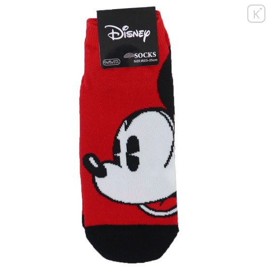 Japan Disney Socks - Mickey Mouse / Red - 1