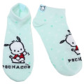 Japan Sanrio Rib Socks - Pochacco / Hello - 1