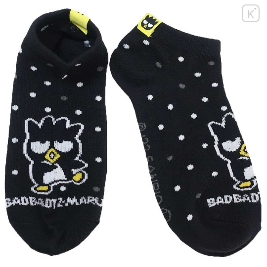 Japan Sanrio Rib Socks - Bad Badtz-maru / Hello - 1