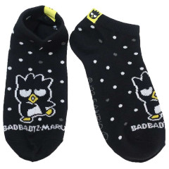 Japan Sanrio Rib Socks - Bad Badtz-maru / Hello