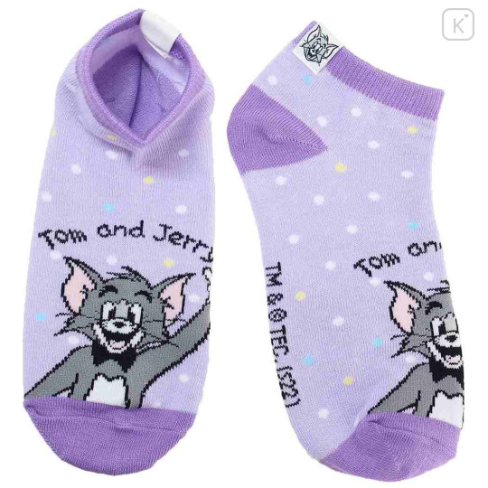 Japan Tom and Jerry Rib Socks - Purple - 1