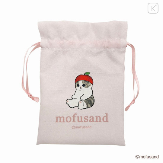 Japan Mofusand Drawstring Bag - Cat / Fruits - 4