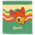 Japan Disney Wash Towel Handkerchief - Bambi / Retro - 1