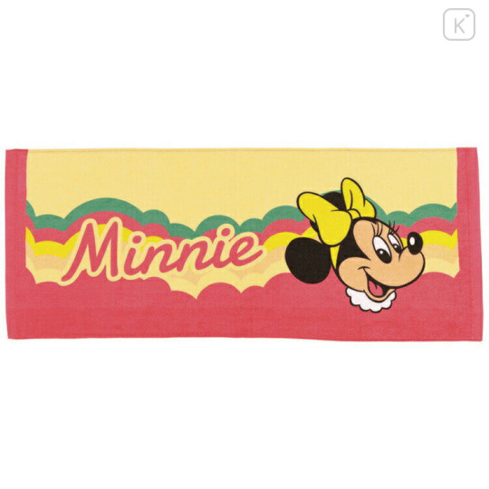 Japan Disney Face Towel - Minnie Mouse / Retro - 1