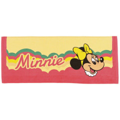 Japan Disney Face Towel - Minnie Mouse / Retro