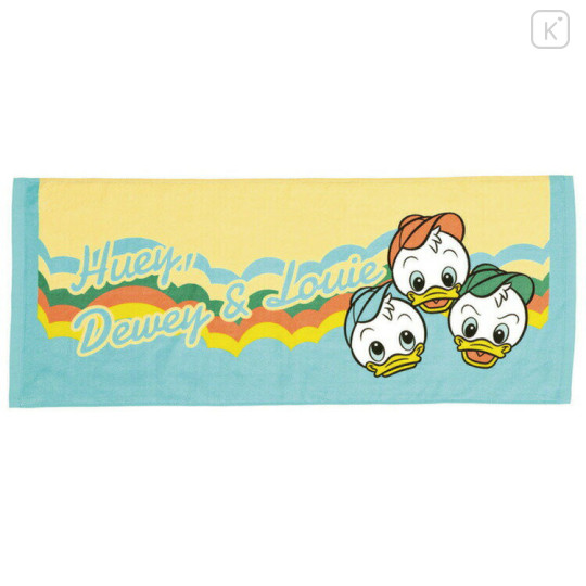 Japan Disney Face Towel - Donald Nephew / Retro - 1