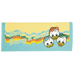 Japan Disney Face Towel - Donald Nephew / Retro