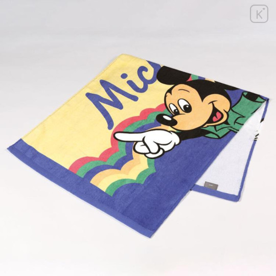 Japan Disney Bath Towel - Mickey Mouse / Retro - 2