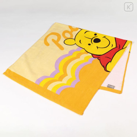 Japan Disney Bath Towel - Pooh / Retro - 2