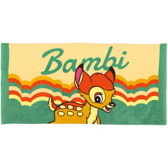 Japan Disney Bath Towel - Bambi / Retro