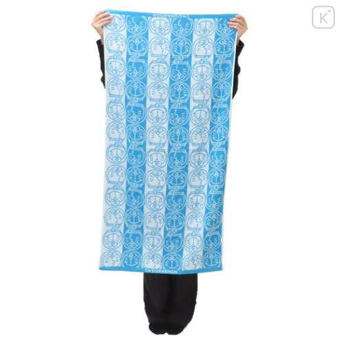 Japan Doraemon Jacquard Bath Towel - Silhouette - 4