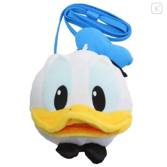 Japan Disney Fluffy Pochette Shoulder Bag - Donald Duck - 1