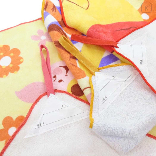 Japan Disney Hand Towel with Loop Set - Pooh - 2