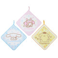 Japan Sanrio Hand Towel with Loop Set - Cinnamoroll & Pompompurin & My Melody - 1